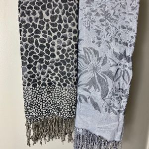 2 designer SCARVES - One Size Fits All